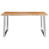 Rustika Rowe -  3 Piece Dining Set Solid Acacia Wood Brown